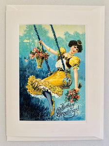 New Release! The Girl on the swing Birthday Card is in!