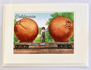 New Arrival - California Oranges Greeting Card!