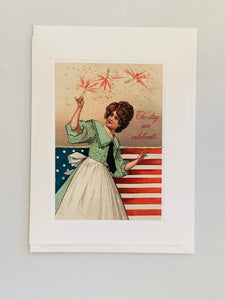 July 4th The Day We Celebrate! Greeting Card