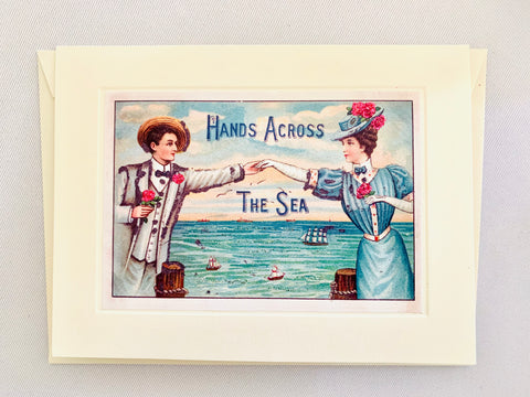 Summer Hands Across the Sea Greeting Card