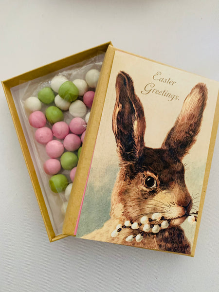 Easter Cotton Tail Hare Gift Box