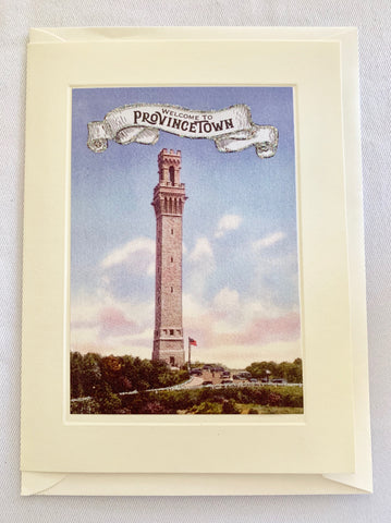Provincetown Pilgrim's Tower Greeting Card