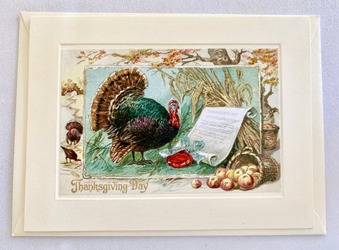 Thanksgiving Turkey Proclamation Greeting Card