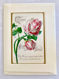 Christmas Rose Greeting Card