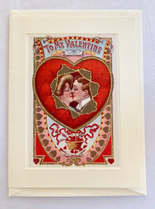 Valentine's Day Carnival Kiss Greeting Card