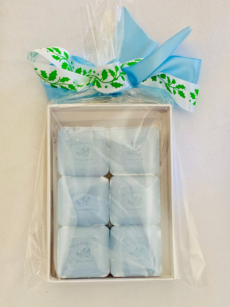 Christmas Blue Boy Pre de Provence 6 Hand Soap Gift Set