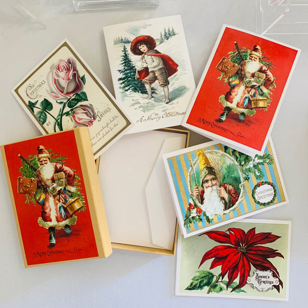 Christmas Greeting Cards BOX SET of 8