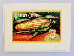 Halloween Candy Corn Greeting Card