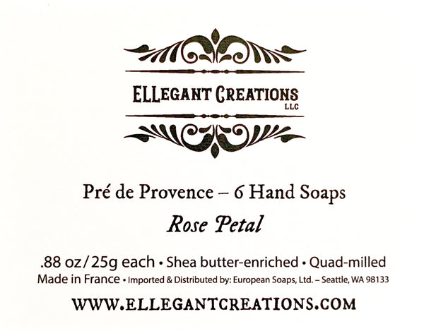 Soap Insert ROSE PETAL Pre de Provence 25 g 6 Set