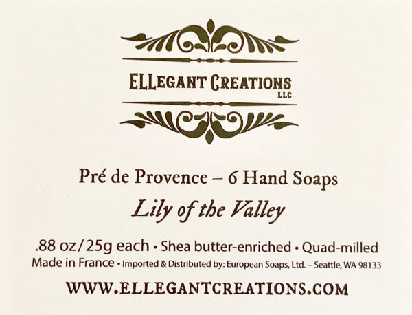 Soap Insert LILY OF THE VALLEY Pre de Provence 25 g 6 Set