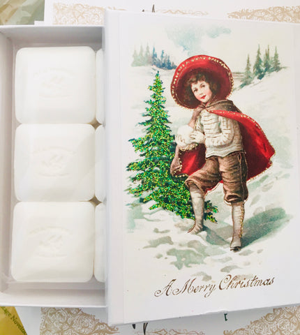 Christmas Snow Boy Pre De Provence 6 Hand Soap Soap Gift Set
