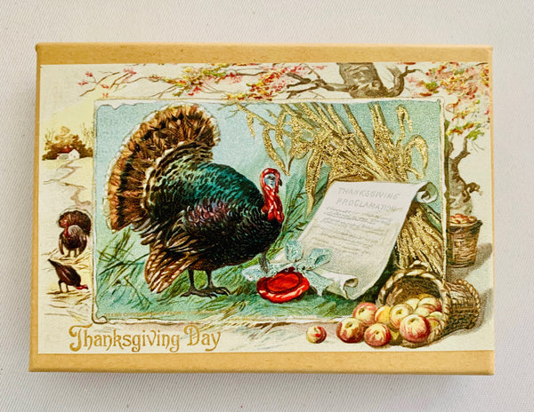 Thanksgiving Proclamation Turkey Gift Box