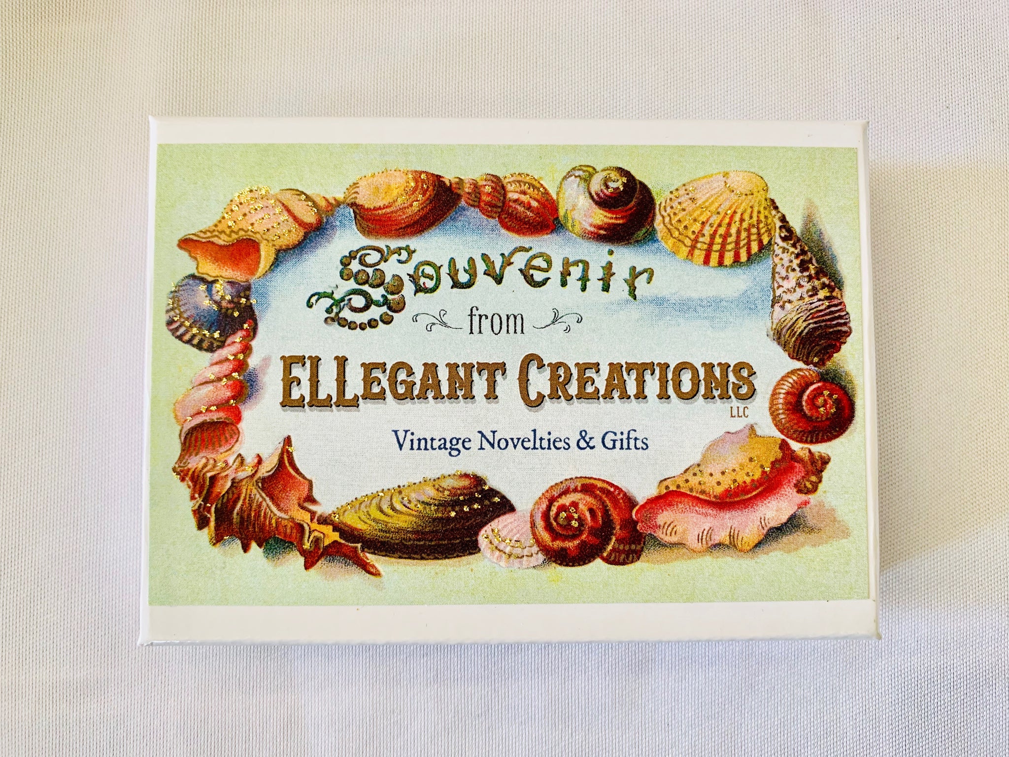 Summer Shell Frame Souvenir From ELLegant Creations, LLC Gift Box