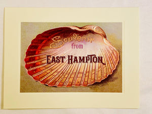 Summer Half Shell Souvenir From East Hampton Greeting Card