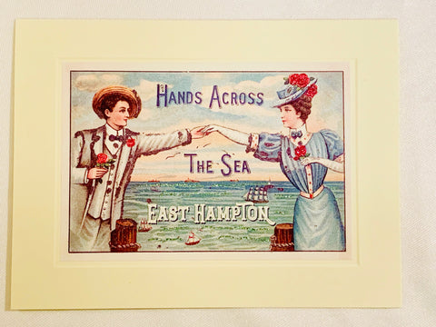 Summer Hands Across The Sea East Hampton Greeting Card