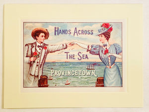 Summer Hands Across The Sea Provincetown Greeting Card