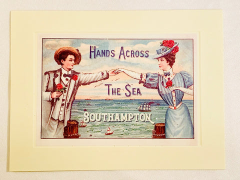 Summer Hands Across The Sea Southampton Greeting Card