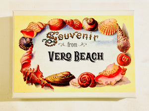Summer Shell Frame Souvenir From Vero Beach Gift Box